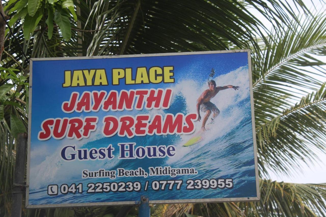 Jayanthi Surf Dreams Hotel Midigama Exterior photo